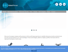 Tablet Screenshot of globaltelesat.com